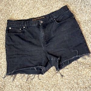 Lauren Jeans High Rise Vintage Cut Off Shorts Sz 14